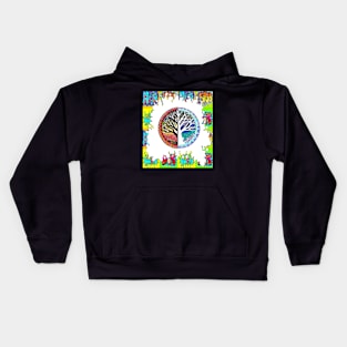 tree graffiti 777 Kids Hoodie